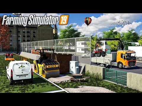 Renovating a football field | Farming Simulator 19 LAWN CARE