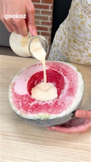 We had to try the viral watermelon gelato recipe that's taking over the internet. So... did it live
