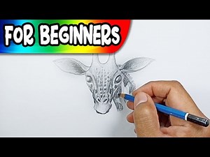 How to draw a giraffe realistic | Simple Drawings