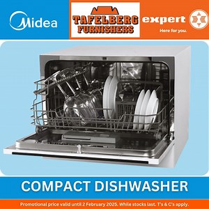 Say goodbye to handwashing and hello to efficiency with the Midea 6 Place Counter Top Dishwasher! 🌟 With an A energy rating and only 6.5L water consumption in eco mode, it cleans your dishes to perfection without wasting resources. Compact yet powerful, it offers 7 programs, a 1-24 hour delayed start, and a quiet 49dB operation. Perfect for small spaces or bachelor pads! 🧼✨ Available in-store and online >> https://bit.ly/3CjB3f3 🛒 #Midea #Dishwasher #EcoFriendly #EnergyEfficient #KitchenEssen