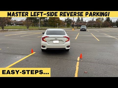 BEST:Step-by-Step Easy Reverse Parking Method on Your Driving Test.#drivingtest #drivinglicense