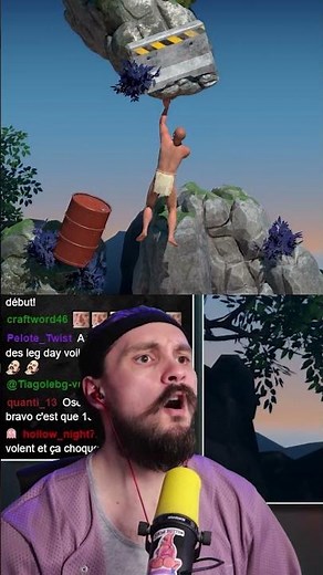 The chat shows no mercy to the streamer.