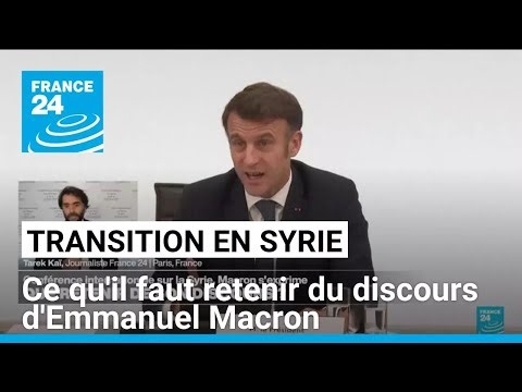 Conférence internationale sur la Syrie : Macron propose à Damas de s'associer à la lutte contre l'EI