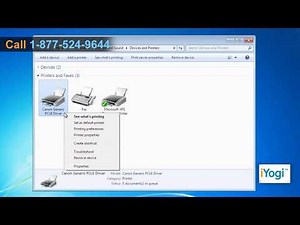 How to share Canon® printer on Windows® 7 network