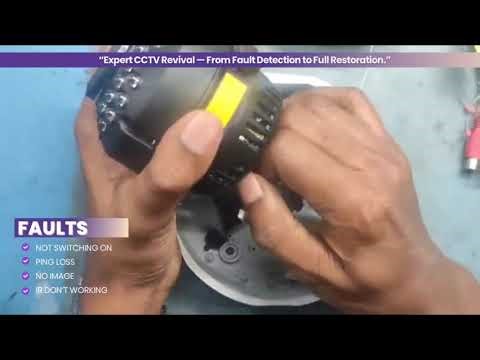 Infinova Dome CCTV Camera Repair | VH221-A40B-A022 Component Level Fix