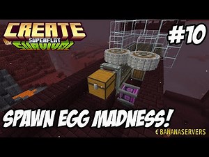 How To Get Spawn Eggs! | Ep 10 | Minecraft Create Superflat Survival