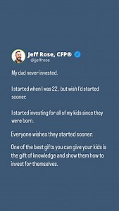 2.9K views | Education will have compounding returns.  Follow @jjeffrose to learn wealth-building tips your parents and school didn’t teach you... | Good Financial Cents | Facebook