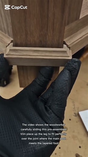 pre-assembly and fitting of decorative wood trim#wood