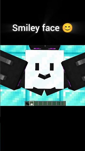 how to make smiley face in minecraft