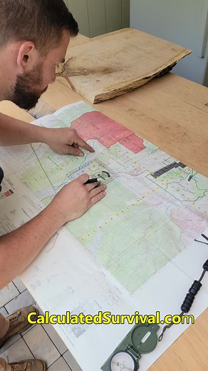 INTRO TO LAND NAV 101 #survival #hiking #camping #landnavigation #landnav #maps #hunting #shtf