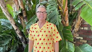 NOW AVAILABLE Pineapple Upside Down Print Shirt by Charles Phoenix ... cut in the classic Hawaiian shirt style in a feel good modern fabric -sizes S-XXL !!! ... (order in link tree) | Charles Phoenix