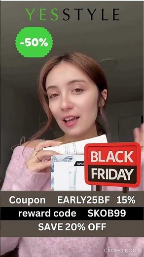 YesStyle Black Friday K-Beauty Haul 2025 | 20% OFF Coupon EARLY25BF & SKOBY99 (Updated 07/11/2025)