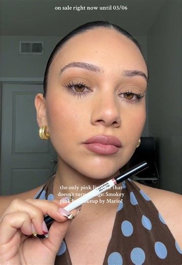 One of the only pink lip liners I wear!! Such a gorgeous everyday liner 🎀 @Makeup By Mario #makeupbymario #lipliner #lipcombo #tiktokshopcreatorpicks #tiktokshopspringglowup #tiktokshopstockup