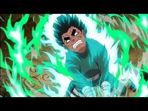 Rock Lee opens the five of the eight chakra gates | Rock Lee vs Gaara FULL FIGHT !!! (English Dub)