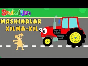 MASHINALAR XILMA-XIL SEVIMLIJON | Детские песни | Болалар қўшиқлари | Bolalar Qo'shiqlari |KIDS 2022