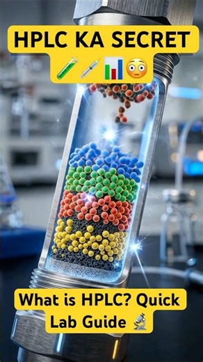 What is HPLC? Quick Lab Guide 🔬 #qualitycontrol #HPLC #Chromatography #AnalyticalChemistry #LabLife