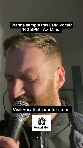 Vocal to Sample | 140 BPM A# Minor | Royalty-Free EDM Vocal Stems