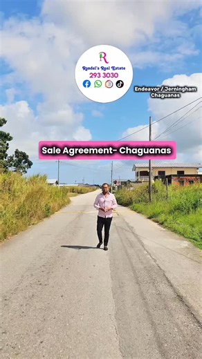 • Just Entered into Sale Agreement for This Prime Land in Chin Chin Residential Development • I Have 2 More Lots Available • Call 868 293 3030 #RondelsRealEstate #SaleAgreement #fyp #TrinidadAndTobago #realtor | Rondel Ramlochan