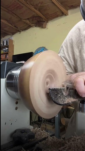 The mistake every new woodturner makes... 😱 #shorts #woodturning #fail