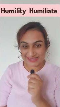 Humility vs Humiliate | Similar Words, Very Different Meanings #english #vocabulary #commonerrors