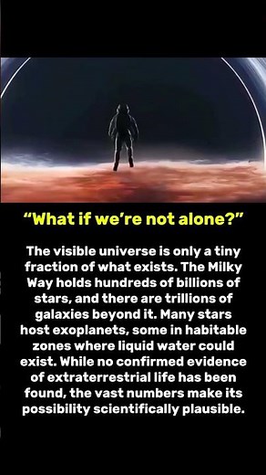 🌌Are We Alone in the Universe?? #shorts #astronomy #astrophysics #space #universe