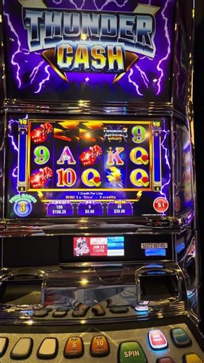 ANYTHING on this Thunder Cash run #shorts #slots