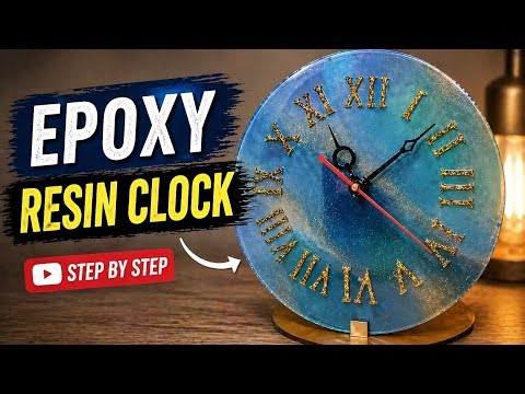 Epoxy Resin Clock | Step-by-Step Tutorial.
