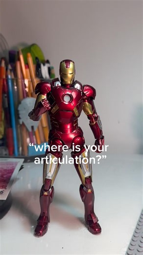 Where is your articulation? #ironman #actionfigures #lego #meme