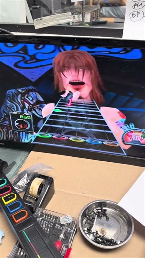 How to Pair a PS2 wireless Guitar Hero Guitar with Dongle 95449.805