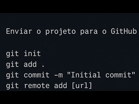 Como enviar seu projeto para o GitHub do zero