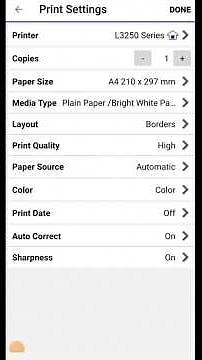 part 4 طريقة ضبط اعدادات الطابعة من الموبايل #diy #printing #طباعة #ديكوباج #ورق_الذبدة #shorts