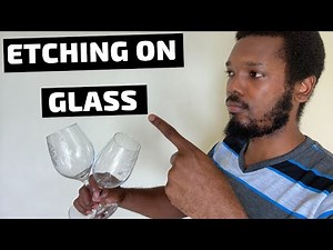 How to Etch on Glass step by step