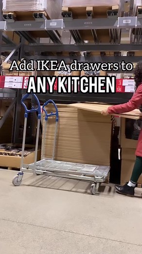 10K views · 36 reactions | In a small kitchen, space is a premium. I always wanted drawers but building a custom size always seemed so daunting.  I used IKEA drawers and retro fit them into my kitchen. It’s so easy and more cost effective than building your own! Tutorial on which drawers to use depending on your kitchen cabinet size linked in bio. #ikeahack #ikeakitchen #kitchendrawers #smallkitchen | Hana - DIY, Design, Crafting | Facebook