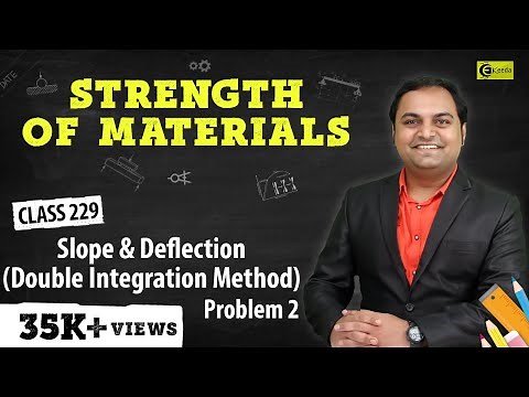 Slope and Deflection (Double Integration Method) - Problem 2 - Slope and Deflection of Beams