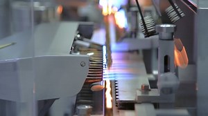 Manufacturing Line at Pharmaceutical Factory