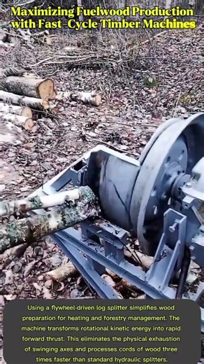 Maximizing Fuel wood Production with Fast-Cycle Timber Machines