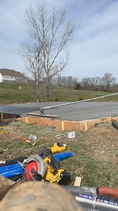 20’x25’ garage slab with 12” thickened edge today | Chance Kellison