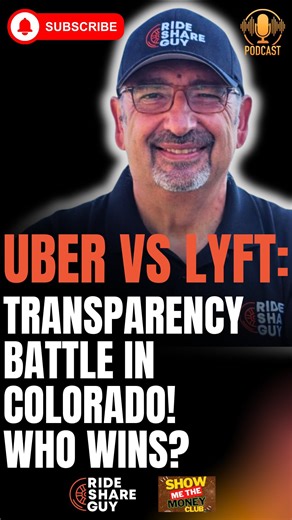 Uber vs Lyft: Transparency Battle in Colorado! Who Wins? . . . . . #therideshareguy #uber #ridesharedriver #ridesharing #lyft | The Rideshare Guy