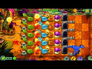 Plant Vs. Zombies 2 : Reflourished | Jurassic Marsh | Pult Plants | Walkthrough | ( Gameplay )