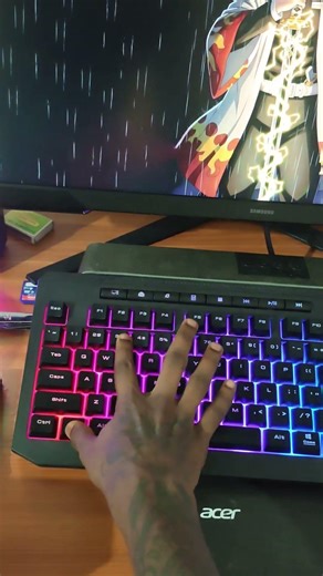 change keyboard rgb theme #rgb #gamingcomputer #keyboard #change
