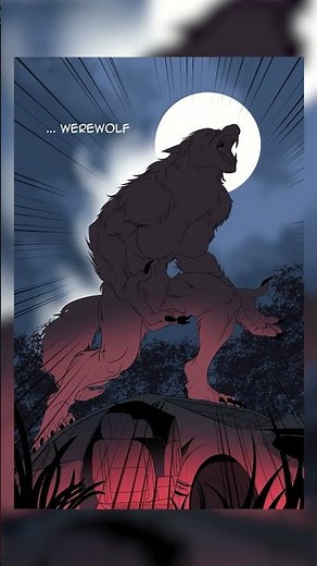 Drawing a VICIOUS Werewolf in 30 seconds #werewolf #digitalart #art #speedpaint