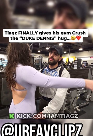 Tiagz Surprises His Gym Crush With a Heartfelt Hug