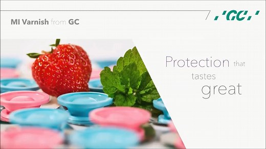 A study reveals that MI Varnish provides additional benefits in comparison to conventional fluoride varnish but on top of that it also tastes great (mint & strawberry) and is completely transparent. Enough reasons to give it a try (http://bit.ly/2BEcZlD - availability subjective to participating countries)! | GC Europe