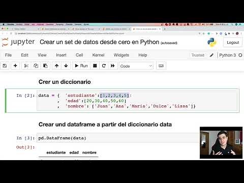 Python: Cómo crear un dataframe desde cero usando solamente Python