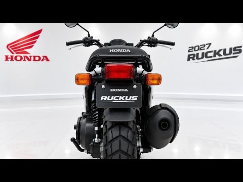NEW 2027 Honda Ruckus The Ultimate Small Scooter With BIG Attitude!