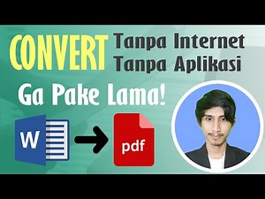 Cara Mudah Merubah Word ke PDF | Tips Microsoft Office