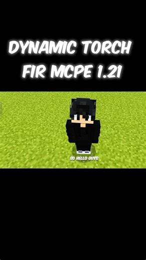 Dynamic Torch Addon for Minecraft PE 1.21+ 🔦 | LEFT HAND TORCH 🔥