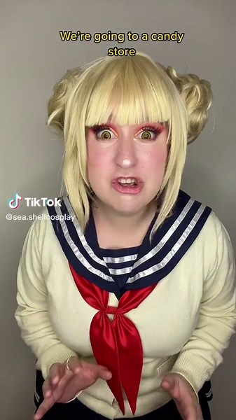 WE’RE GOING TO ROB A CANDY STORE!!! #bnha #mha #myheroacademia #myheroacademiacosplay #bokunoheroacademiacosplay #bokunoheroacademia #toga #togacosplay #himikotoga #touyatodoroki