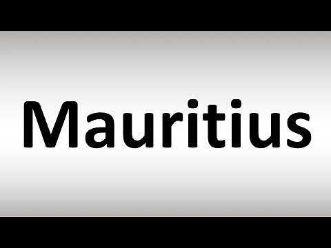 How to Pronounce Mauritius