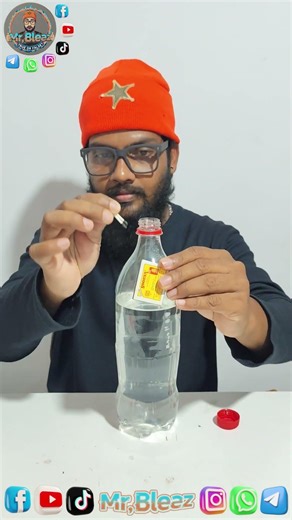 Firecracker Smoke Bottle Test #lifehack #hacks #lifestyle #viral #shorts #shortvideo #shortfeed #fyp